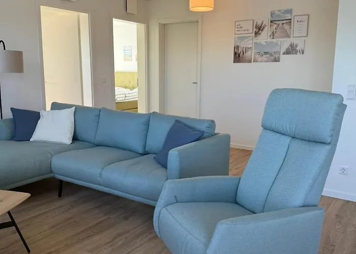 公寓 Urlaub An Der Nordsee - Exklusive Penthouse-ferienwohnung Deichliebe In Tossens 布特亚丁根